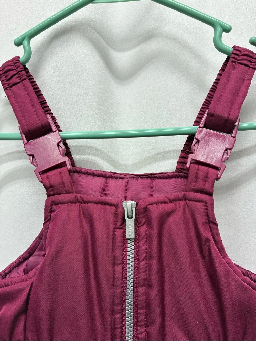 Carters girls 18 months snow bibs overalls snow pants purple winter